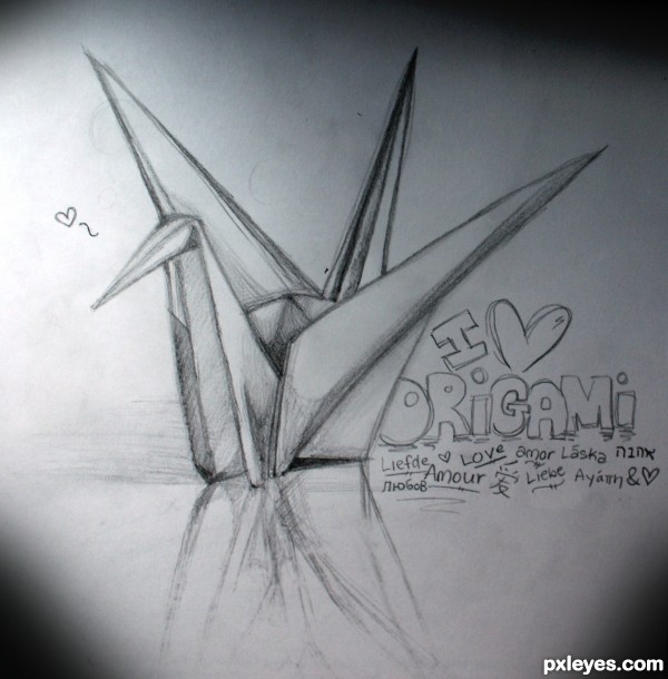Origami love